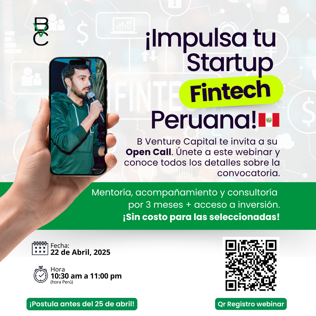 Webinar Open Call Perú Fintech